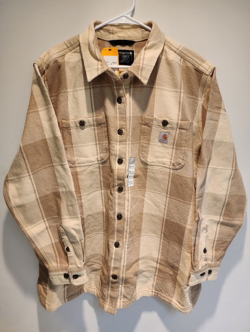 Women's Carhartt Twill Shacket/Shirt Jacket, 2X
